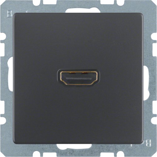 HDMI-розетка, антрацит, Q.х
