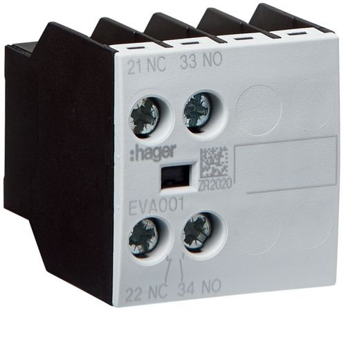 Додатковий контакт 1НВ+1НЗ для EV007-10…EV038-10, EVN022…EVN045, EVL014…EVL027