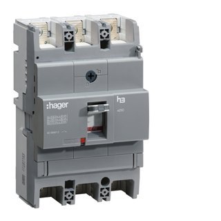 Автоматичний вимикач x250, In=100А, 3п, 40kA, Трег./Мрег. HNB100H