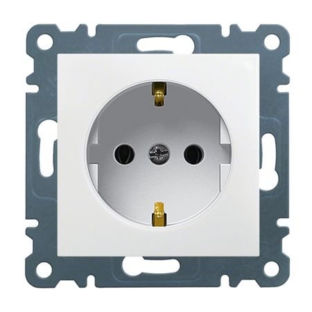 Розетка з з/к Lumina, біла, 16А/230В WL1050