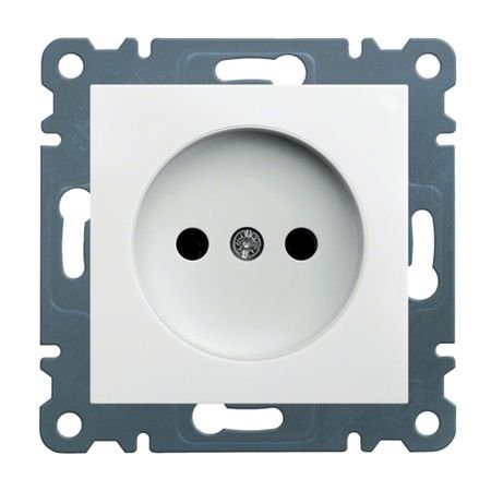 Розетка без з/к Lumina, біла, 16А/230В WL1010