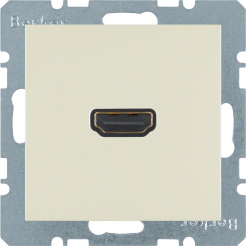 HDMI-розетка, підключення сзаду під кутом 90град., біла S.1 3315438982