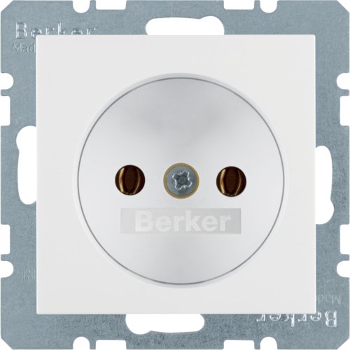 Розетка без з/к, пол.білизна, 16А/250В S.1 6167038989