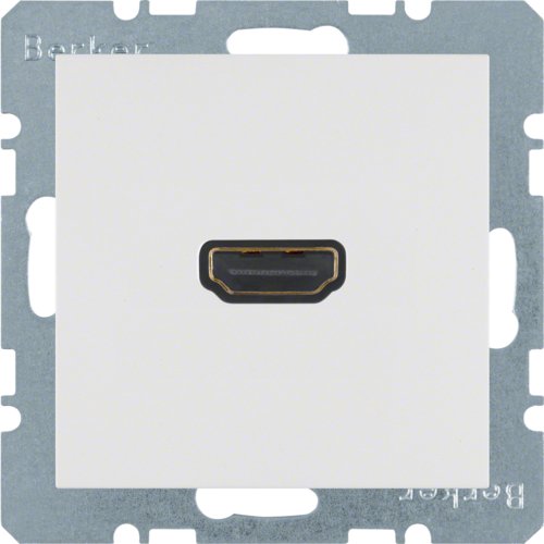HDMI-розетка, підключення сзаду під кутом 90град., пол.білизна S.1 3315438989