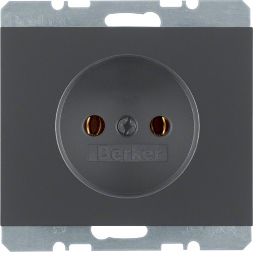 Розетка без з/к, антрацит, 16А/250В K.1 6167157006