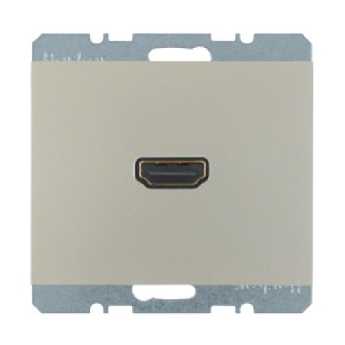HDMI-розетка, сталевий лак, K.5 3315427004
