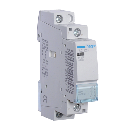 Контактор 25A, 1НЗ, 230В ESC126
