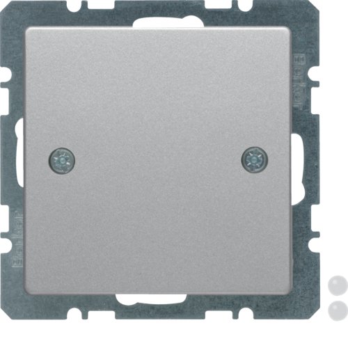 Заглушка з центральною панеллю що прикручується, алюміній, Q.х