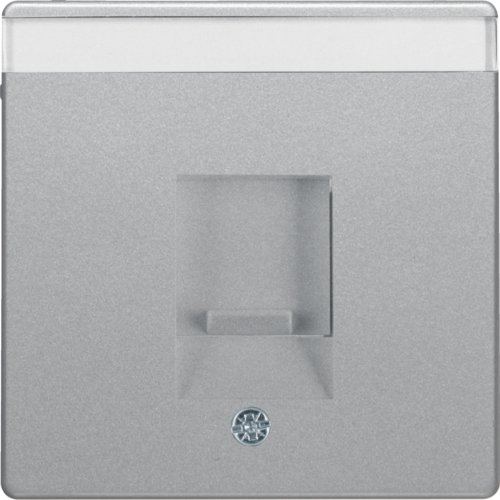 Накладка для суппортів під модуль RJ12/RJ45, алюміній, Q.х