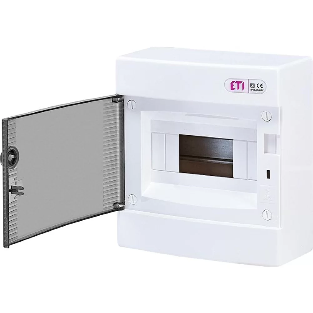 Щит розподільчий 8 модулів зовнішній ETI ECT 8 PT (1101000)