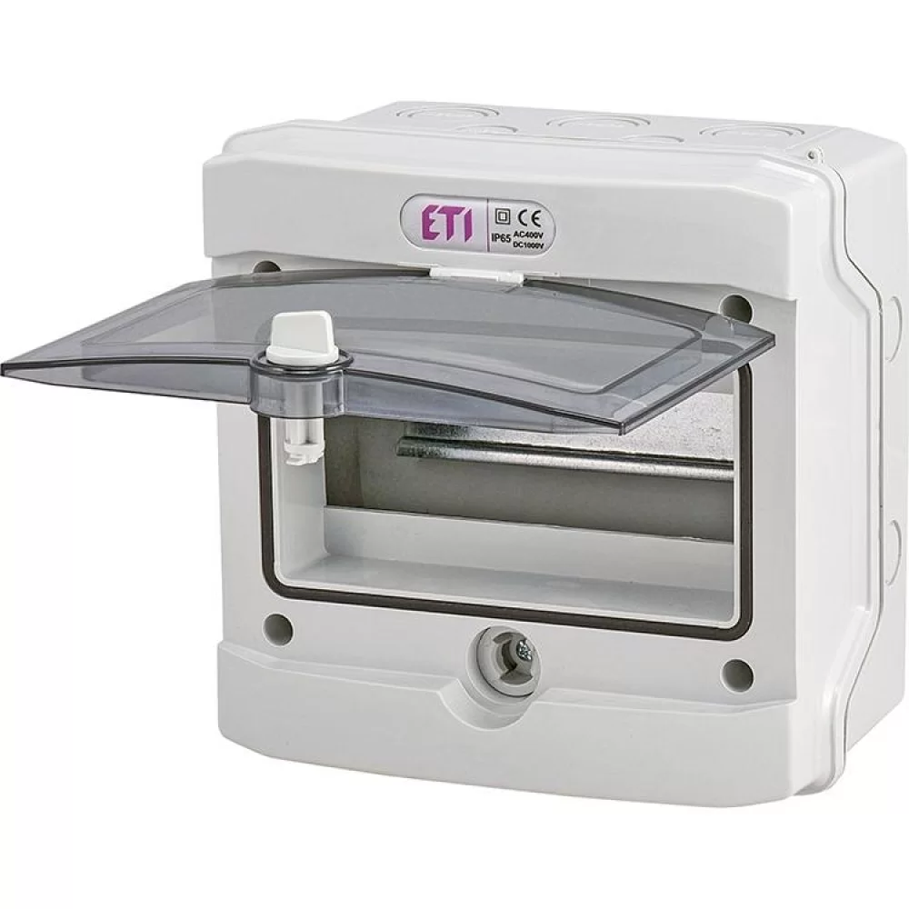 Щит розподільчий 8 модулів зовнішній ETI ECH-8G IP65 (1101061)