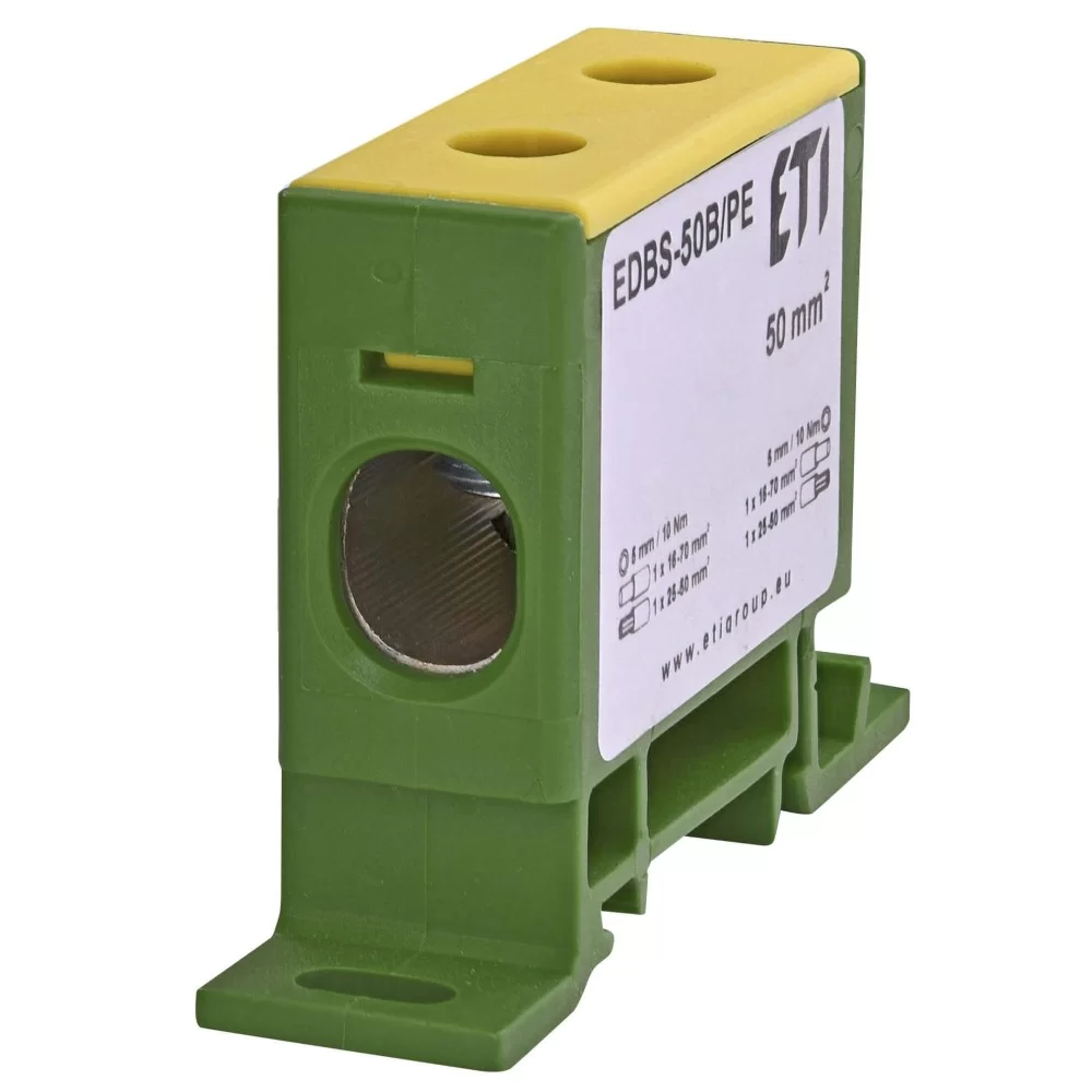 Розподільчий блок ETI 001102421 EDBS-50B/PE (150А 16-70мм²)