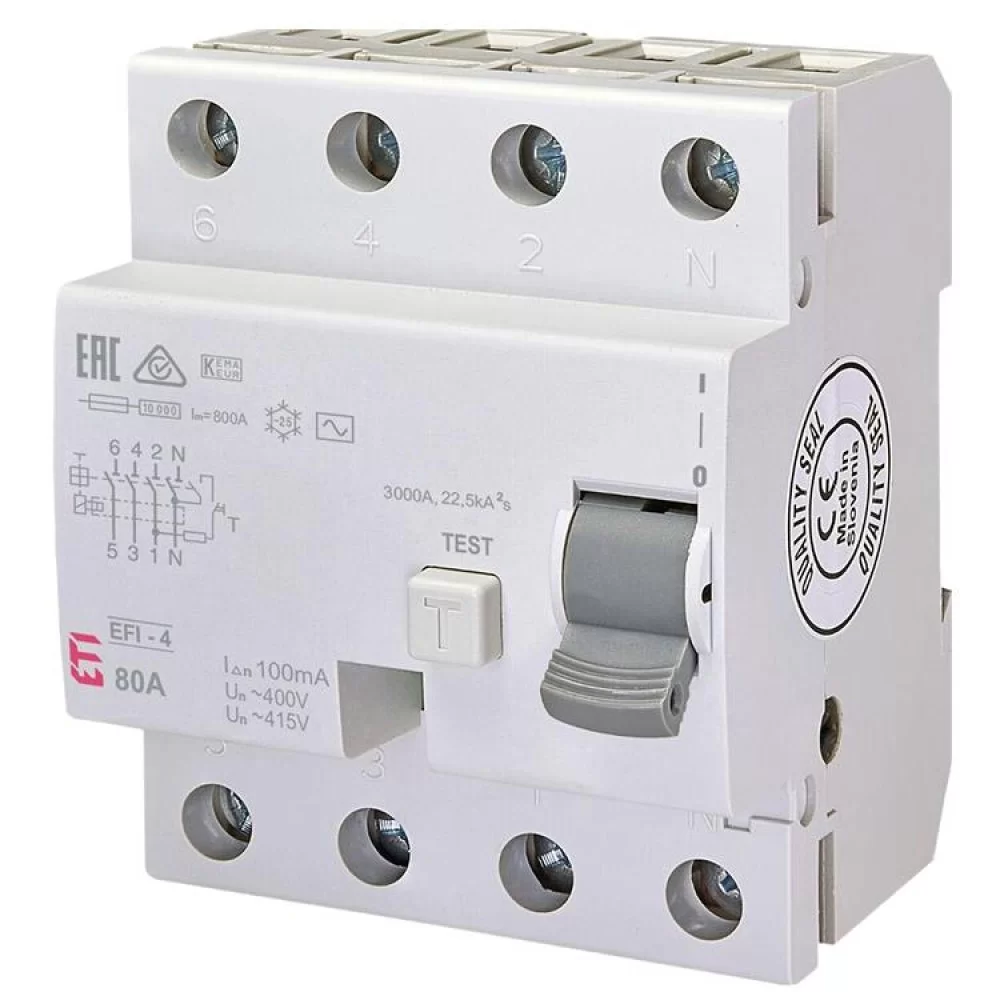ПЗВ ETI EFI-4 80/0.1 тип AC (10kA) (2063145)