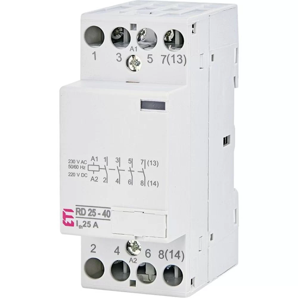 Контактор модульний ЕТI RD 25-40 230V AC/DC (2464010)