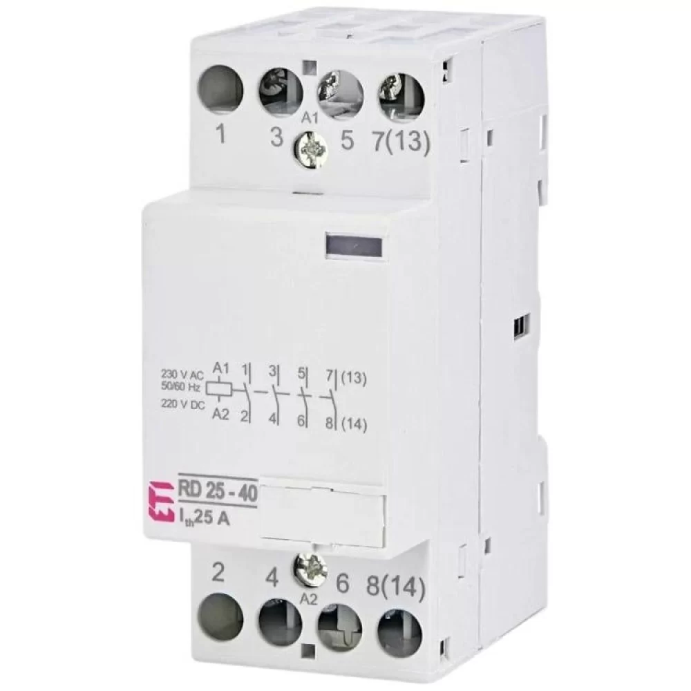 Контактор ETI RD 25-40 (24V AC/DC) (AC1) (2464011)