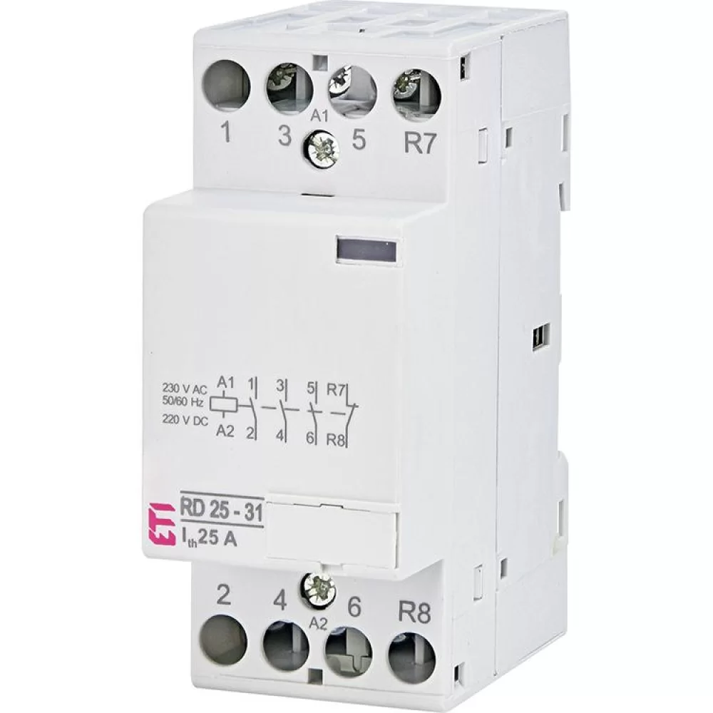 Контактор модульний ЕТI RD 25-31 230V AC/DC (2464012)
