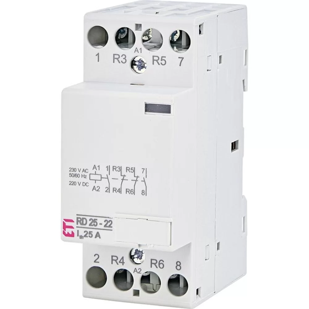 Контактор модульний ЕТI RD 25-22 230V AC/DC (2464014)