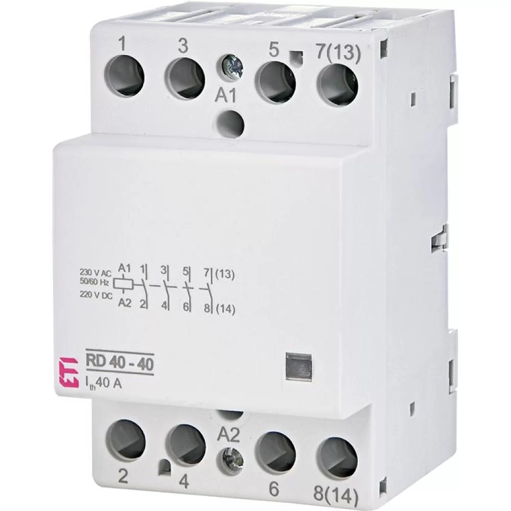 Контактор модульний ЕТI RD 40-40 230V AC/DC (2464018)