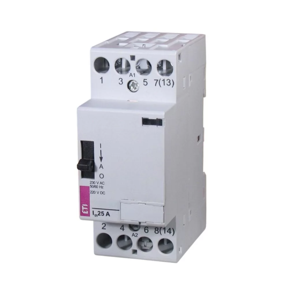 Контактор ETI RD-R 25-22 230V AC/DC (ручне керування) (2464062)