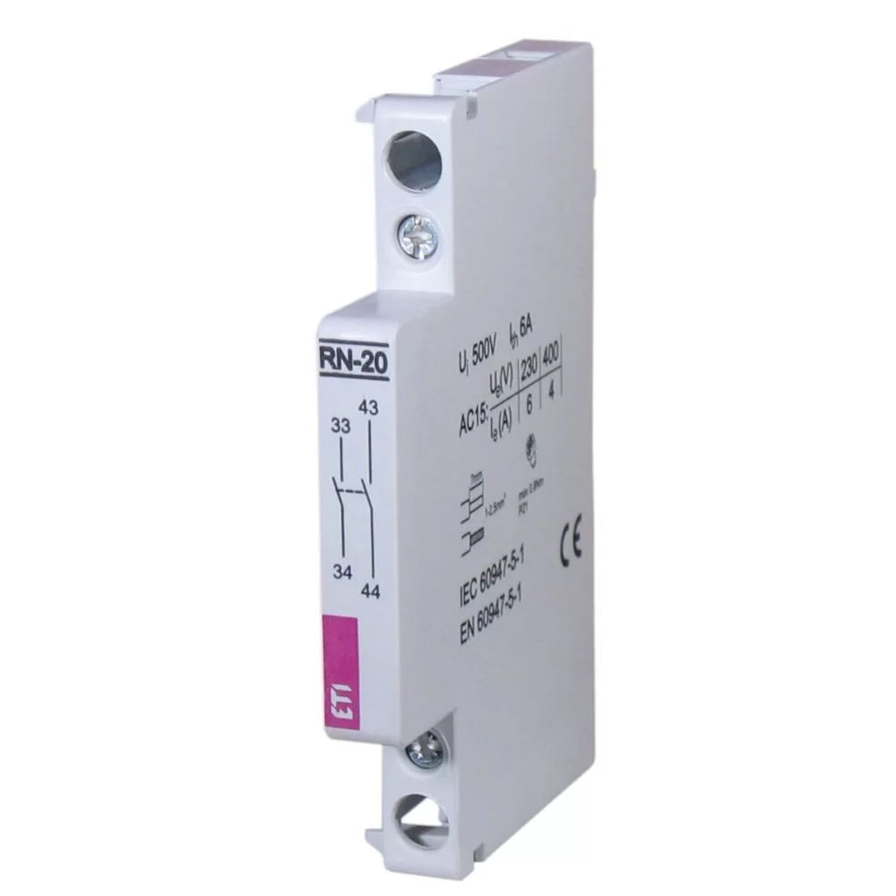 Блок-контакт ETI RN-20 (2NO) (для типа RA/RD) (2464068)