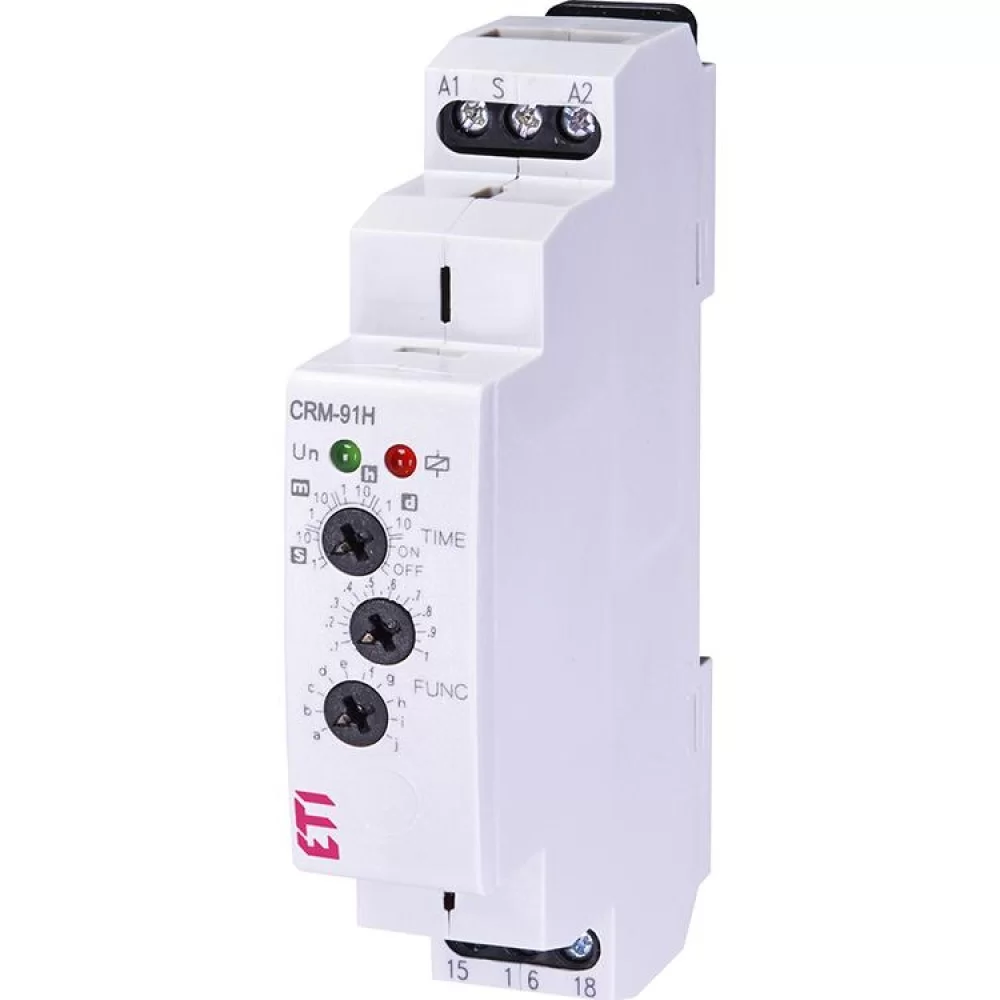 Реле часу багатофункціональне ETI CRM-91H UNI 24-230V AC/DC (2470001)