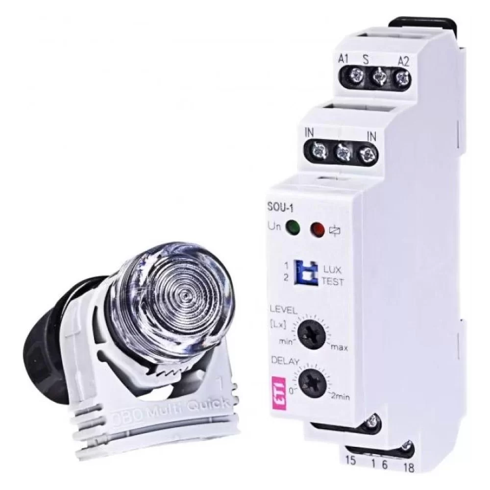 Реле сутінкове ETI SOU-1 230V (з сенсором) (2470011)