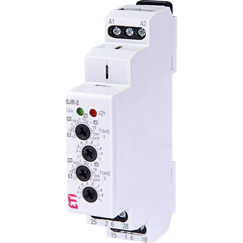 Дворівневе реле часу ETI SJR-2 230V AC (2x16A AC1) (247009)
