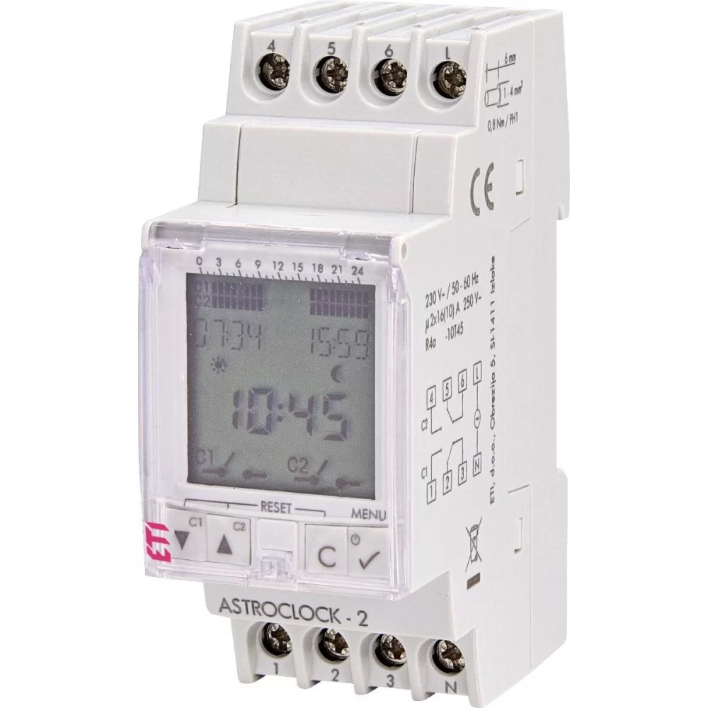 Астрономічний таймер ETI ASTROCLOCK-2 (2472051)