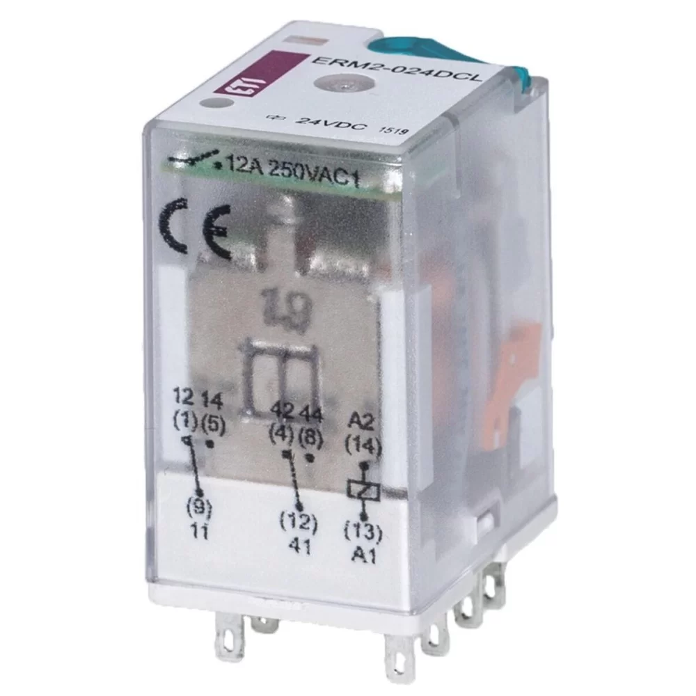 Електромеханічне реле ETI ERM2-024DCL 2p (2473001)