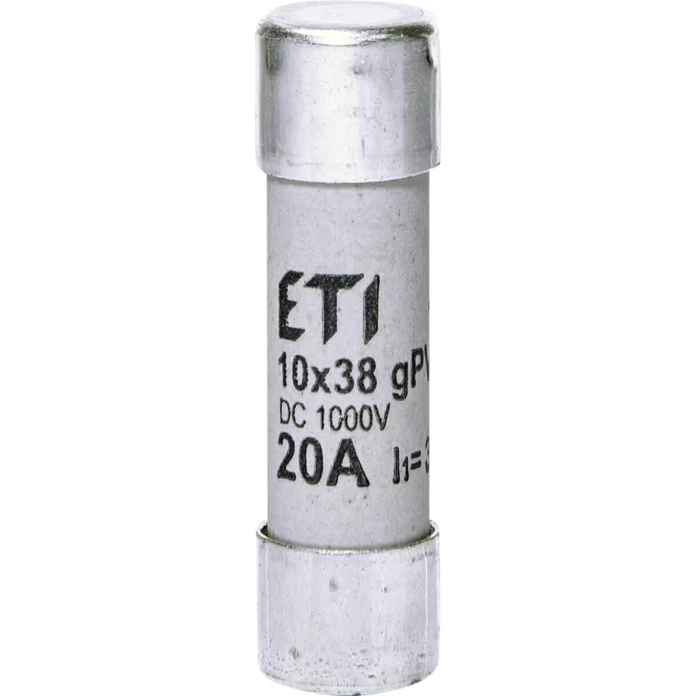 Запобіжник ETI 002625085 CH 10x38 gPV 20A 1000V 30kA (2625085)