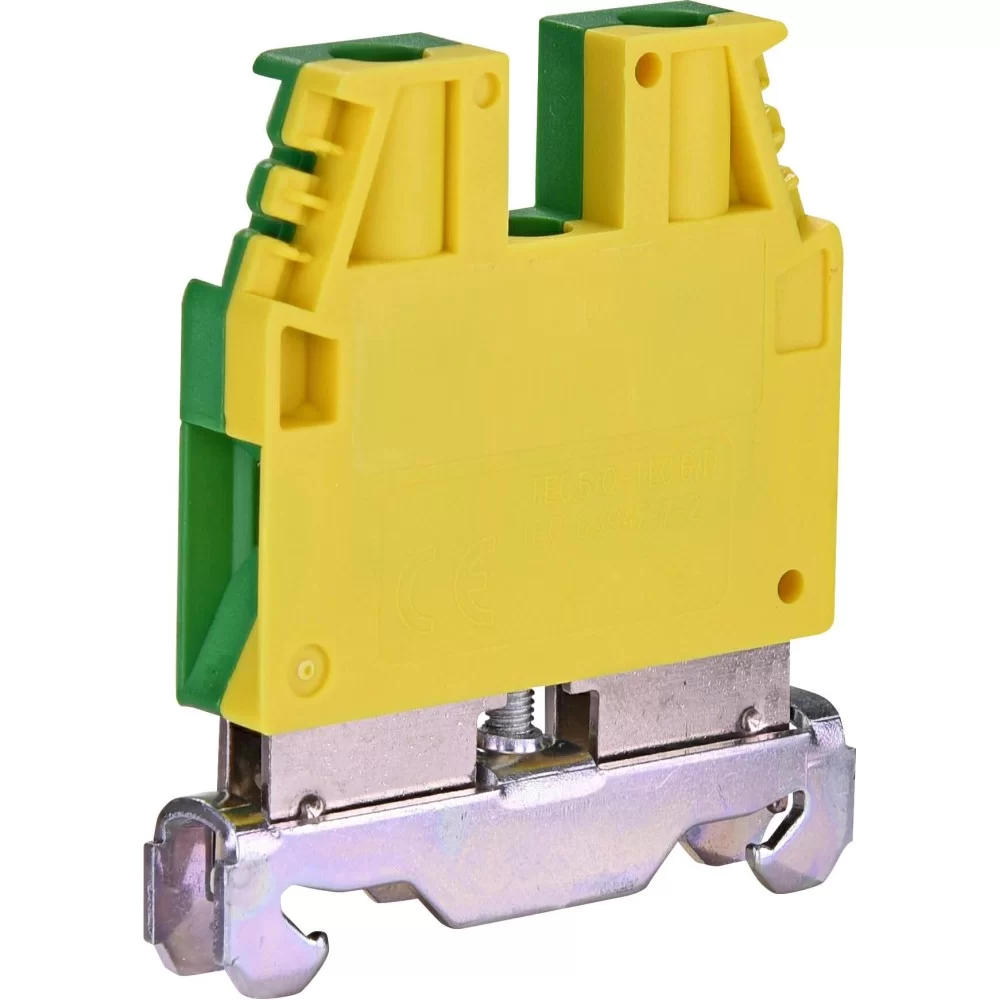 Заземлювана клема ETI 003903070 ESC-TEC.6/O (6мм² Жовто-зелена)