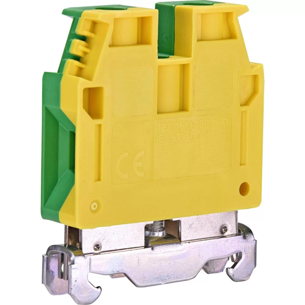 Заземлювана клема ETI 003903072 ESC-TEC.16/O (16мм² Жовто-зелена)