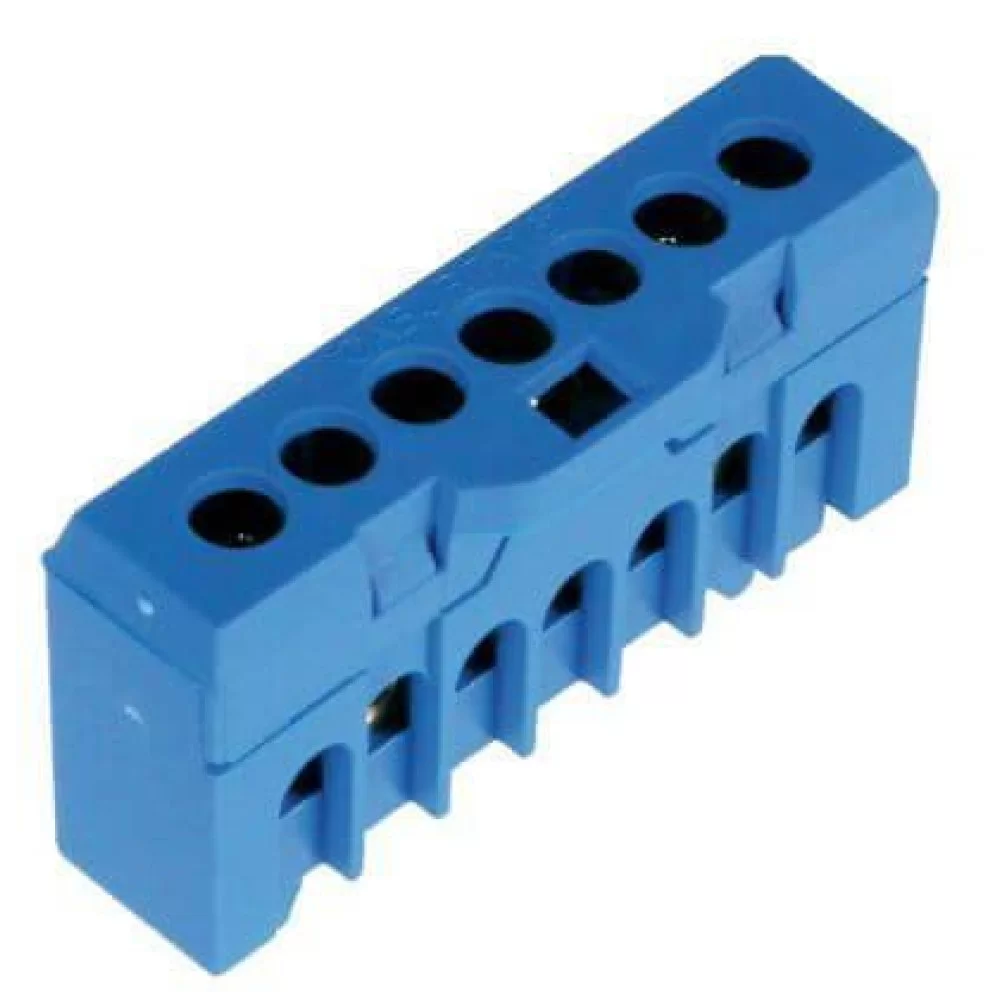 Клемник ETI 003903204 ESC-QBLOK7001 (Синій 10/16мм² 7 підключень)