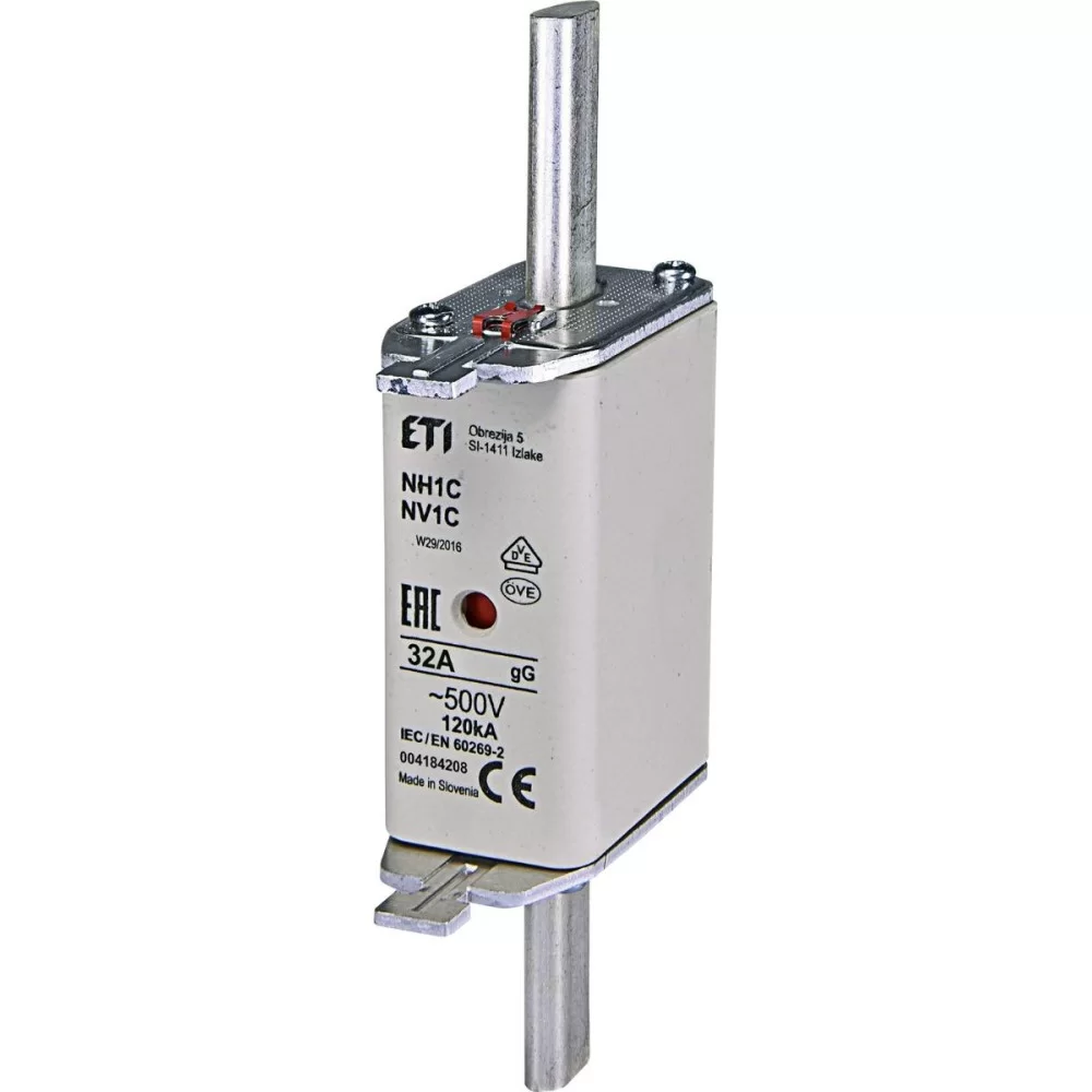Запобіжник ETI 004184208 NH-1C/gG 32A 500V KOMBI