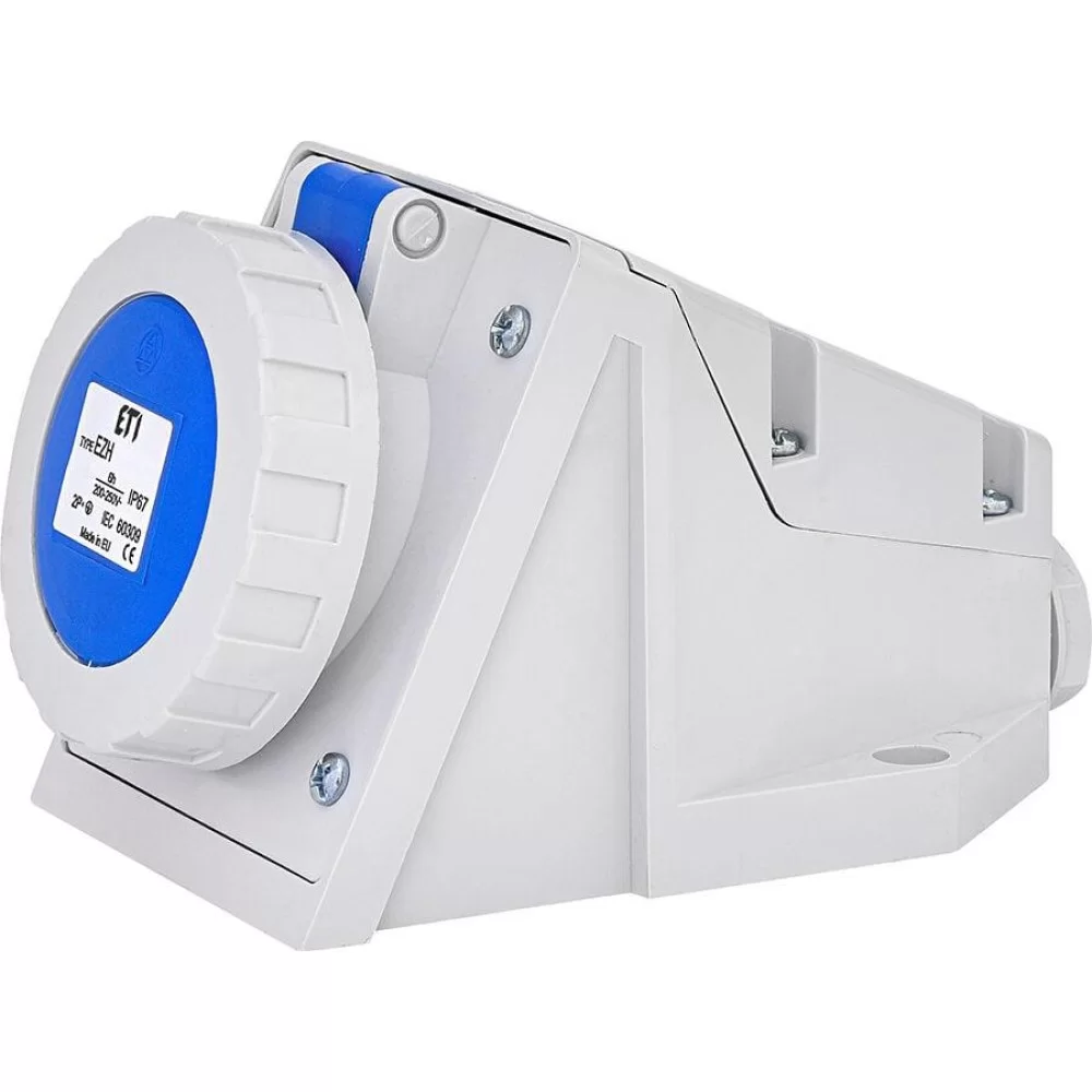 Настінний силовий роз єм ETI EZH-3232 IP67 (32A 230V 2P+PE) (4482043)