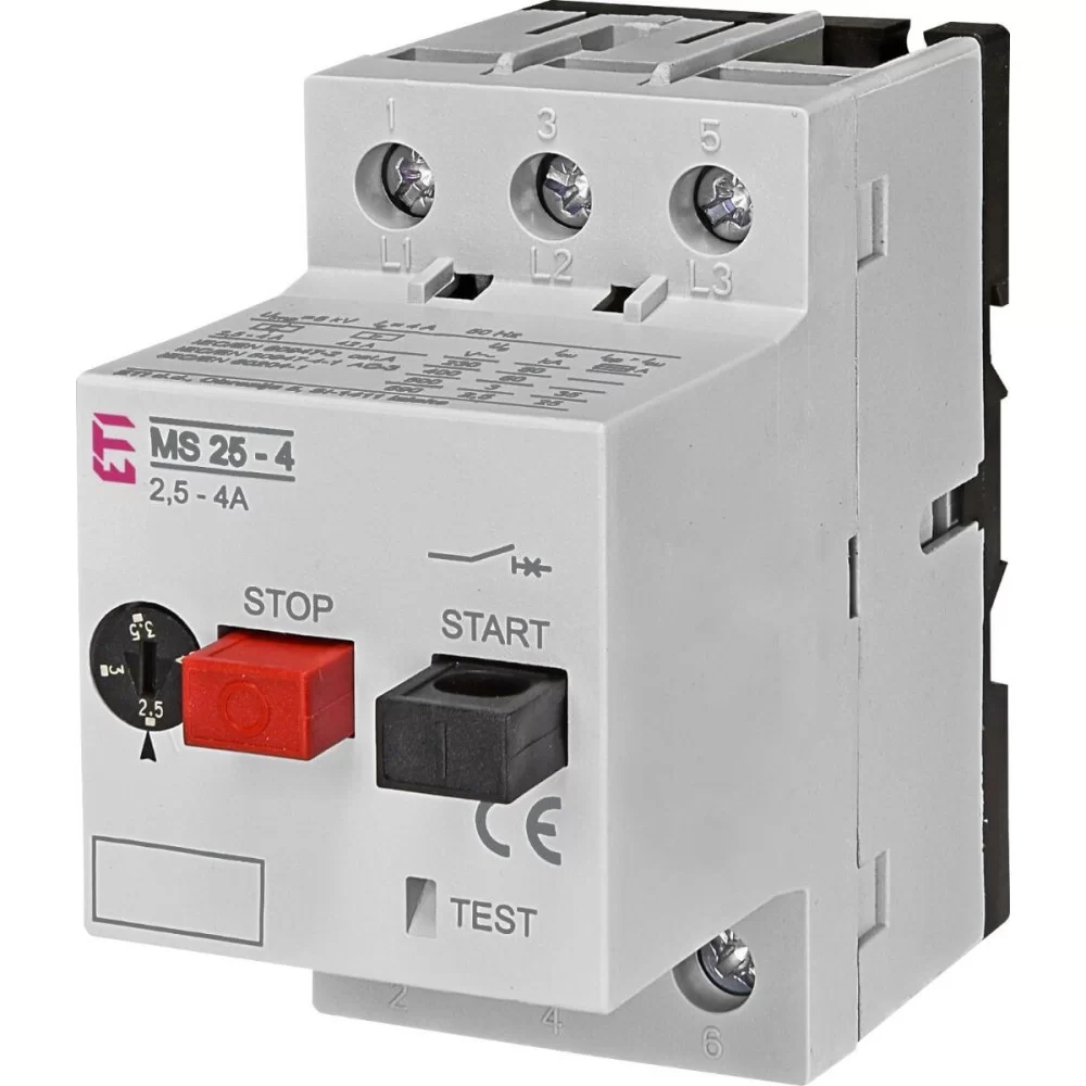 Автомат захисту двигуна ETI MS25-4 (4600080)
