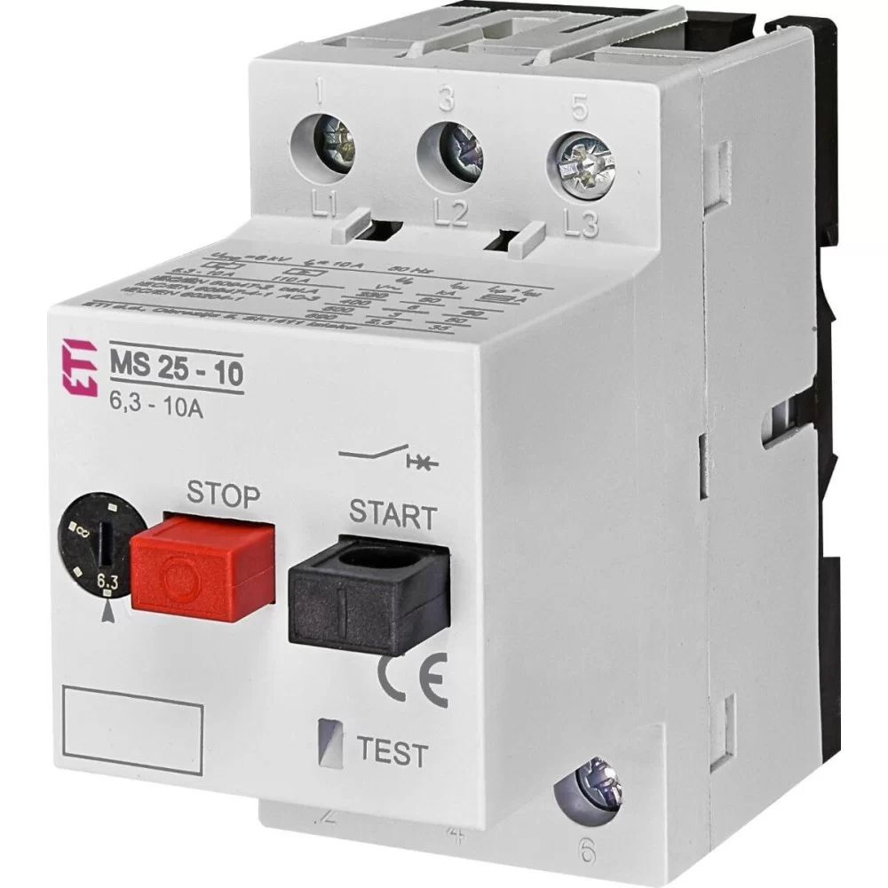 Автомат захисту двигуна ETI MS25-10 (4600100)