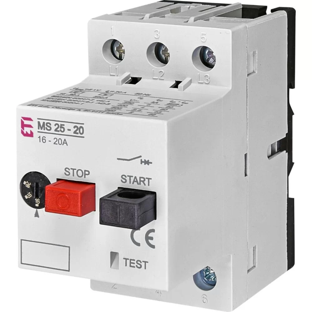 Автомат захисту двигуна ETI MS25-20 (4600120)