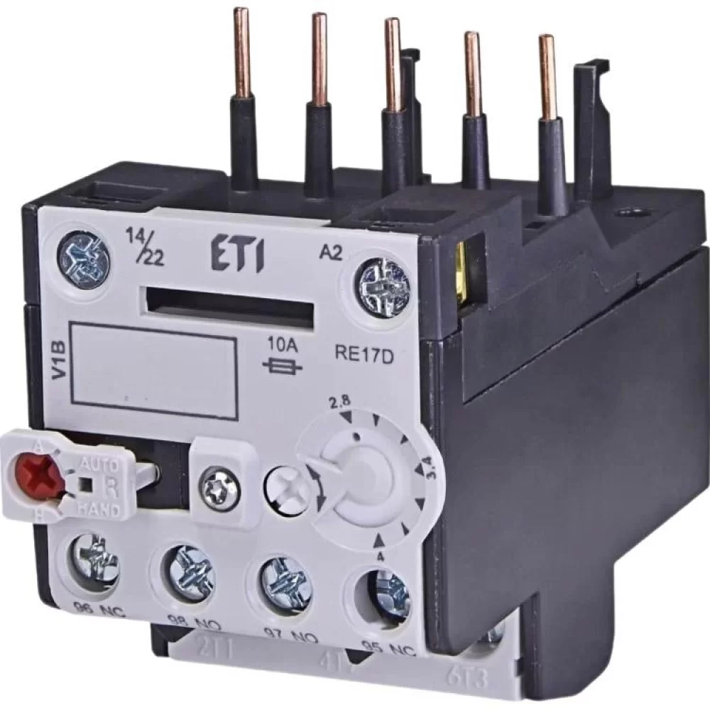 Теплове реле ETI RE 17D-4.0 (2.8-4A) (для CE, CAE, CE17) (4641406)