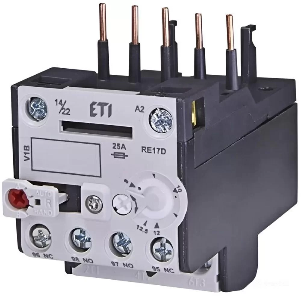 Теплове реле ETI RE 17D-12.5 (8..12.5A) (для CE, CAE, CE17) (4641410)