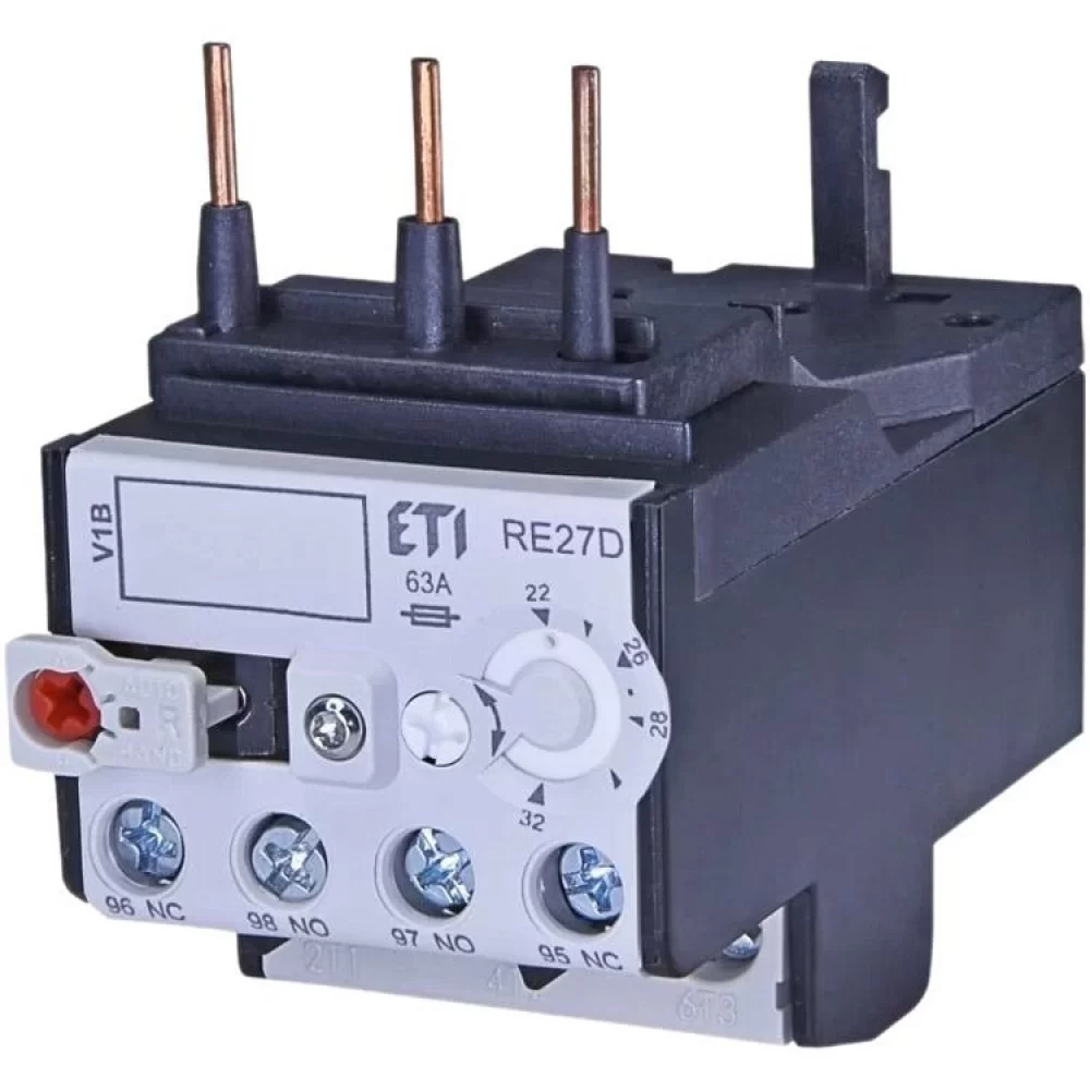 Теплове реле ETI RE 27D-32 (22-32A) для CEM9...CEM25 (4642414)
