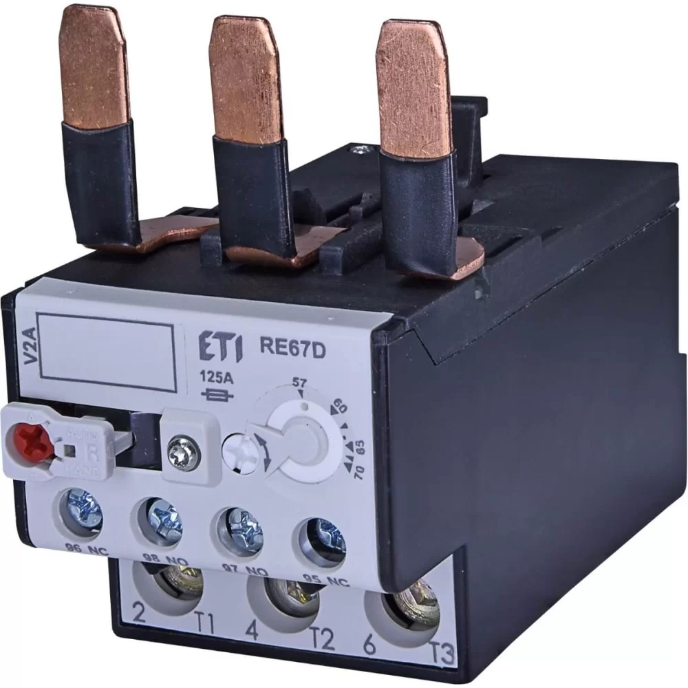 Теплове реле ETI RE 67.2D-70 (57-70A) для CEM50 - CEM80 (464441)