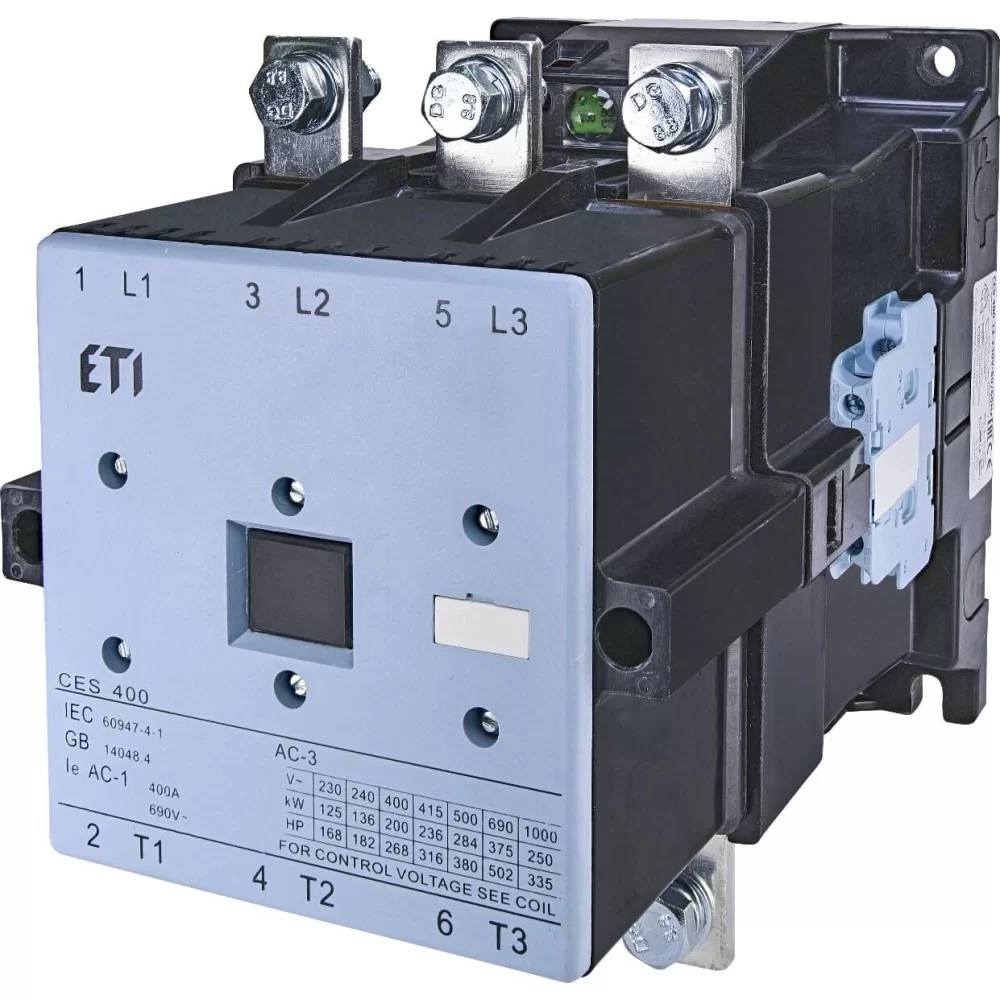 Контактор ETI CES 400.22 (200 kW) 230V AC (4646573)
