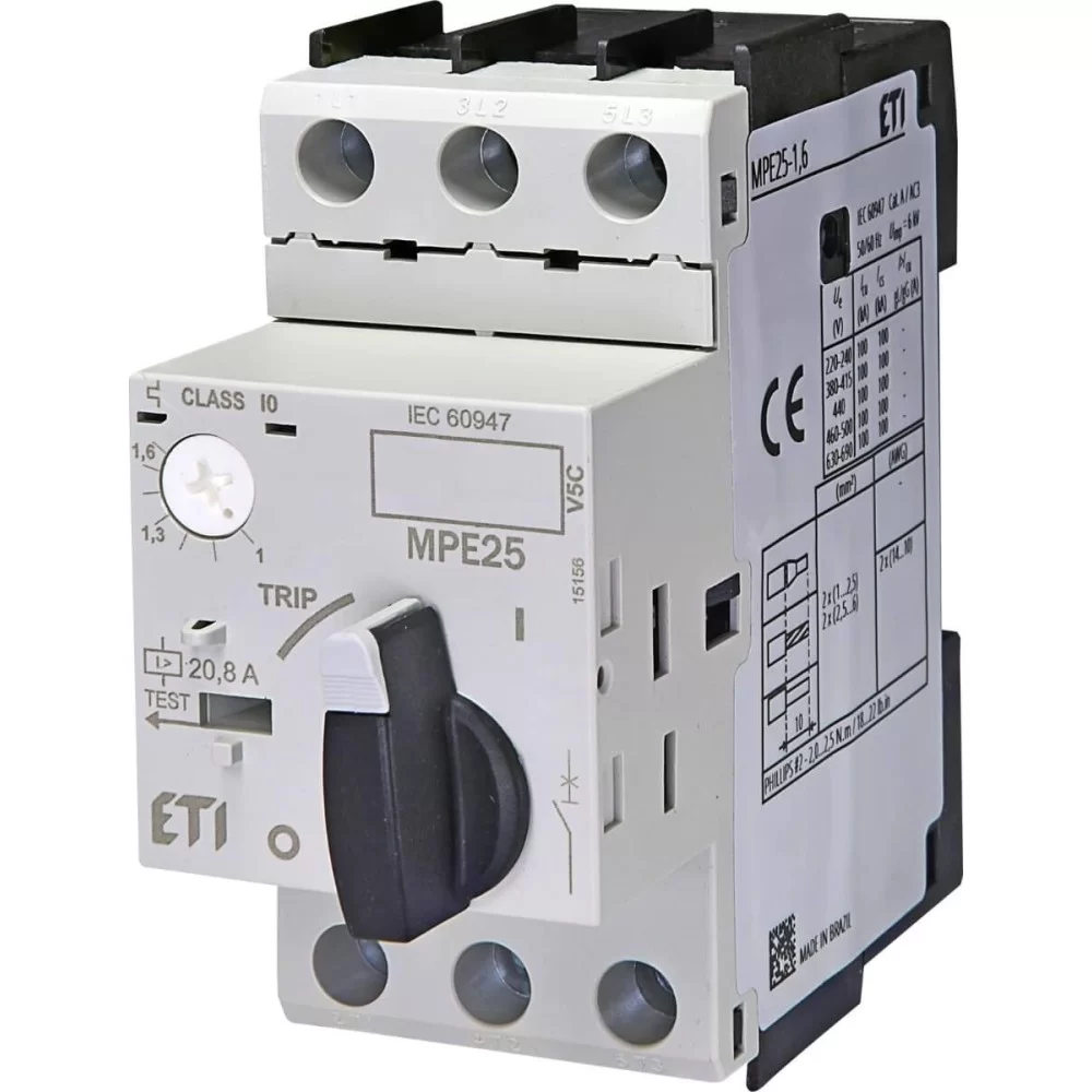 Автомат захисту двигуна ETI MPE25-1.6 (4648006)