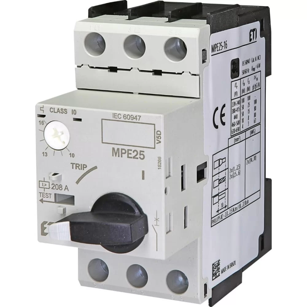 Автомат захисту двигуна ETI MPE25-16 (4648011)