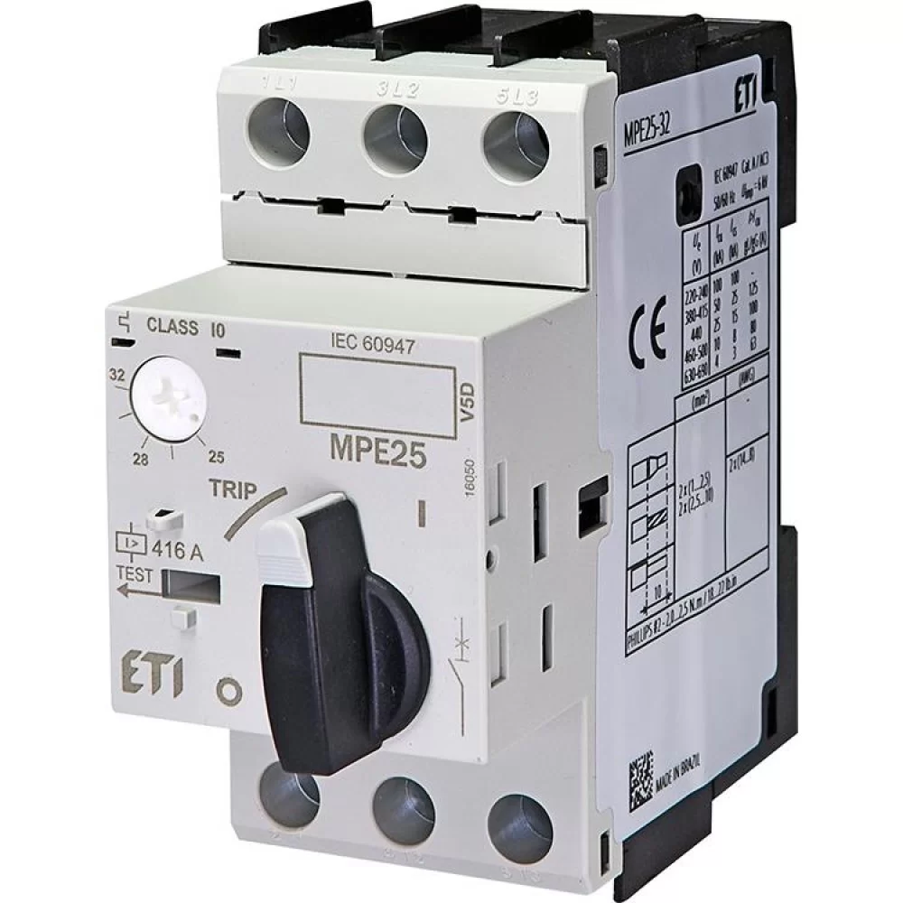 Автомат захисту двигуна ETI MPE25-32 (4648014)