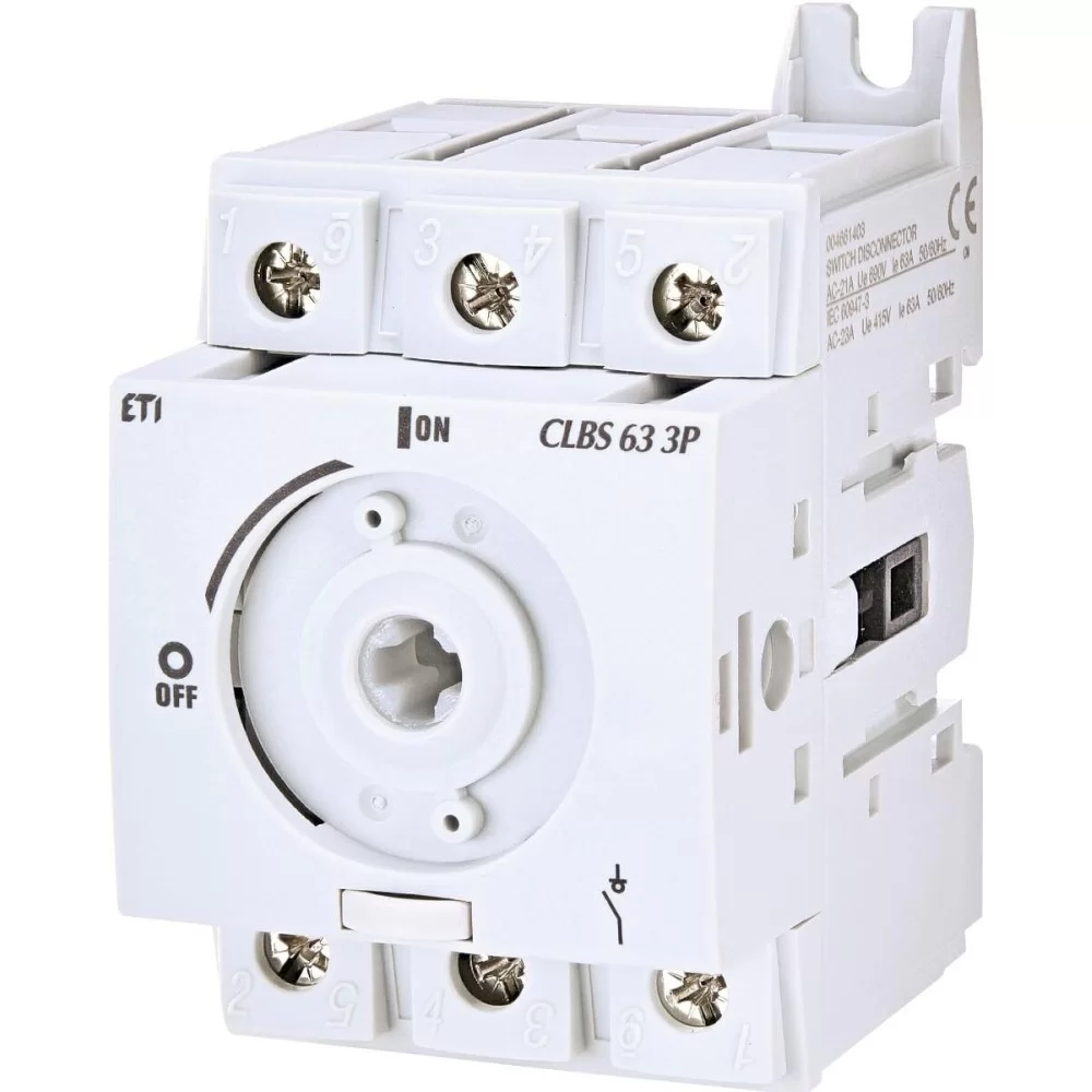 Вимикач навантаження ETI CLBS 80 3P 80A «1-0» (без рукоятки) (4661404)