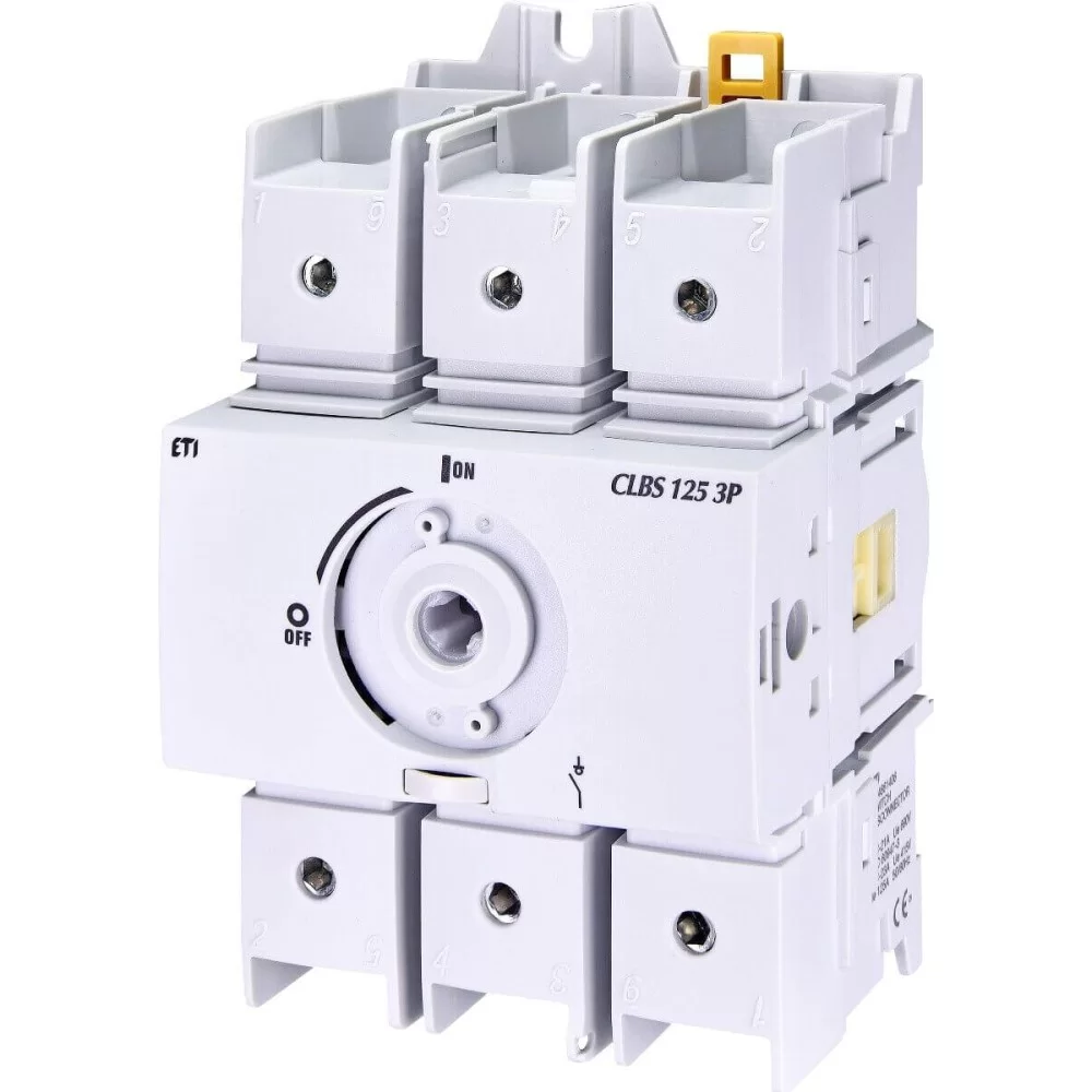 Вимикач навантаження ETI CLBS 125 3P 125A «1-0» (без рукоятки) (4661406)