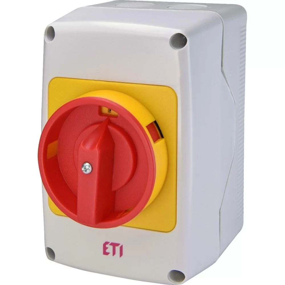 Кулачковий перемикач в корпусі ETI CS 25 10 PNGLK (3p «0-1» IP65 25A блок) (4773179)
