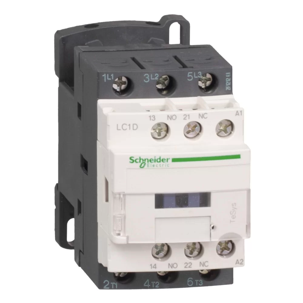 Контактор Schneider Electric TeSys 3Р, 38A, НО+НЗ (LC1D38M7)